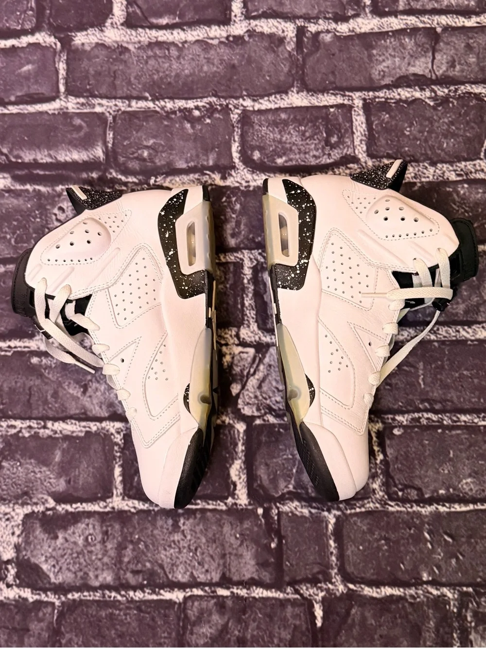 Nike air jordan retro 6 reverse Oreo sz 8.5
